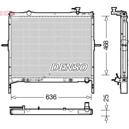 DRM43002 - Radiator, engine cooling 