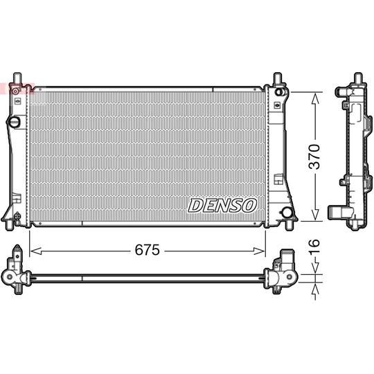 DRM44035 - Radiator, engine cooling 