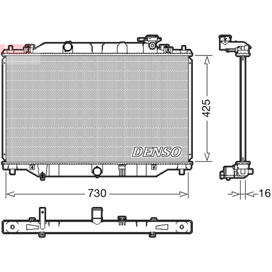 DRM44039 - Radiator, engine cooling 