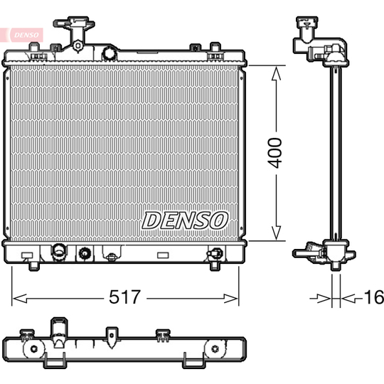 DRM47033 - Radiator, engine cooling 