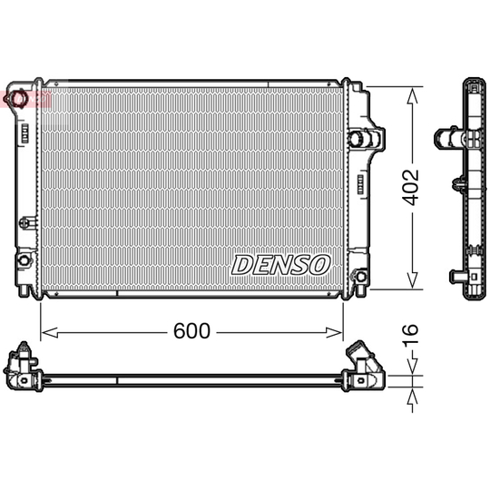 DRM50089 - Radiator, engine cooling 