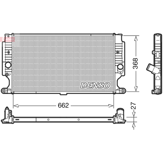 DRM50090 - Radiator, engine cooling 