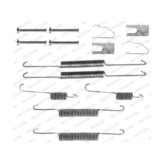 FBA128 - Accessory Kit, brake shoes 