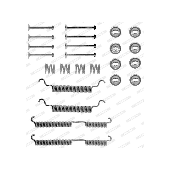 FBA3 - Accessory Kit, brake shoes 