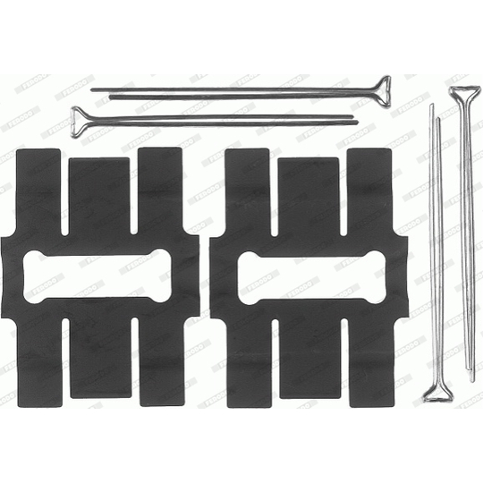 FBA515 - Accessory Kit, disc brake pad 