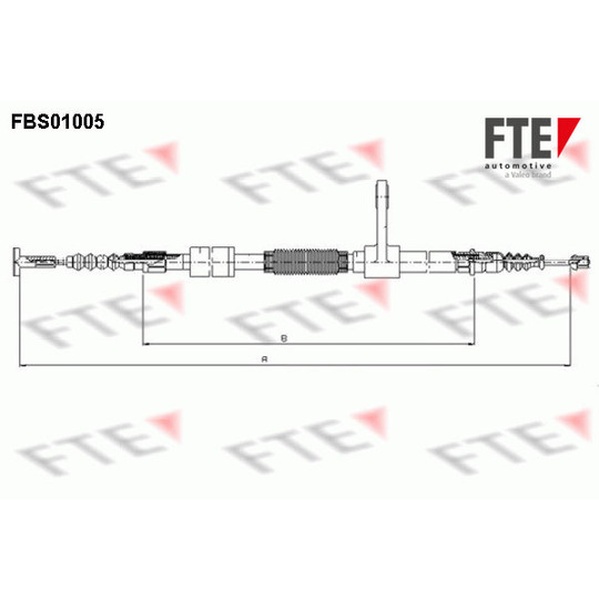 FBS01005 - Cable, parking brake 