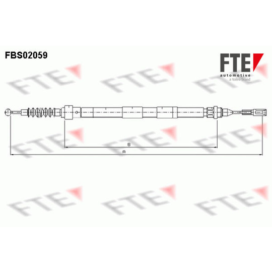 FBS02059 - Vaijeri, seisontajarru 