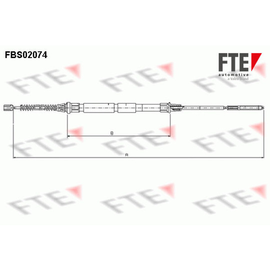 FBS02074 - Cable, parking brake 