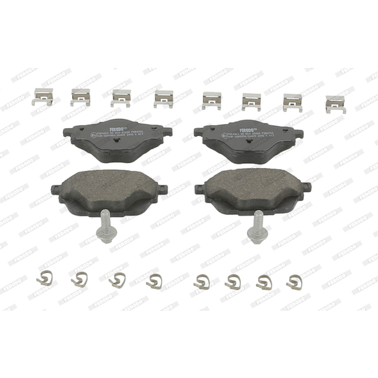 FDB4766 - Brake Pad Set, disc brake 