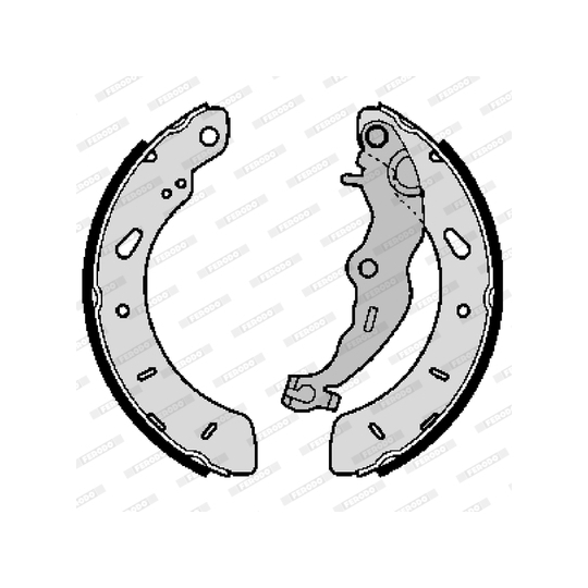 FSB4164 - Brake Shoe Set 