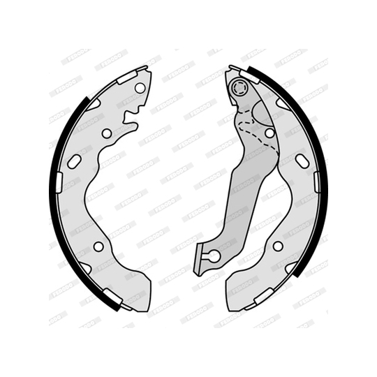 FSB4195 - Brake Shoe Set 