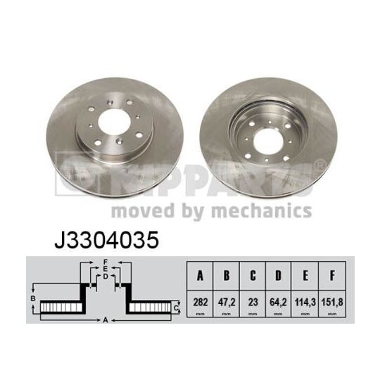 J3304035 - Brake Disc 