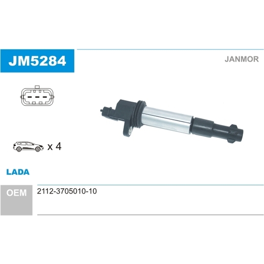 JM5284 - Ignition coil 