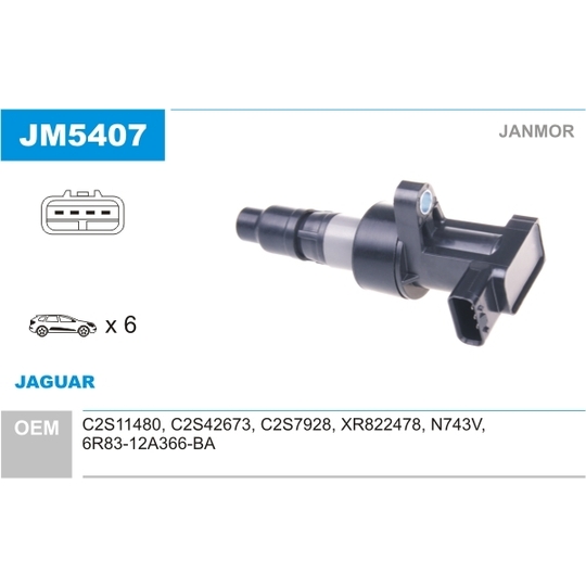 JM5407 - Ignition coil 