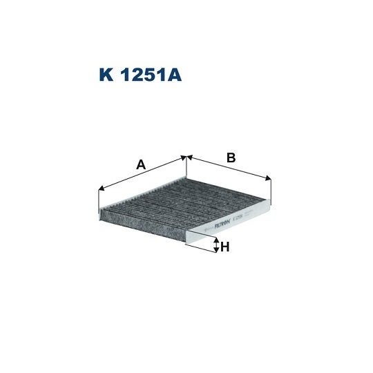 K 1251A - Filter, kupéventilation 