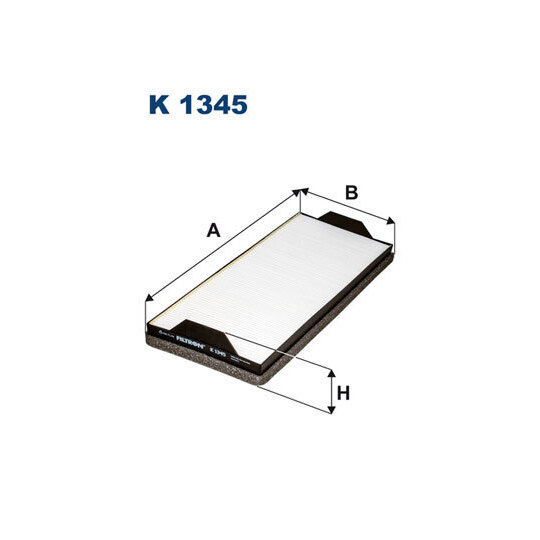 K 1345 - Filter, interior air 
