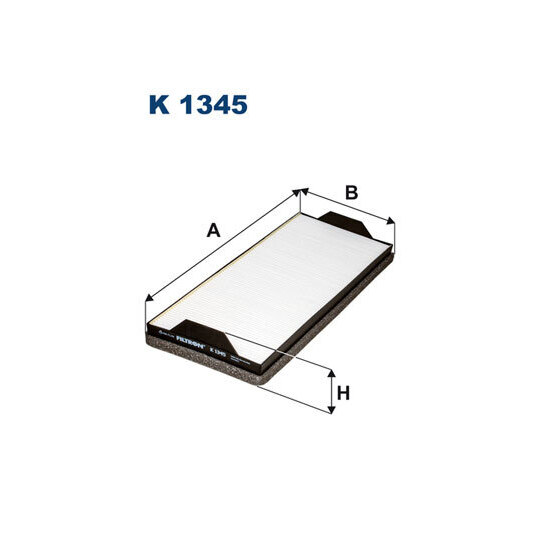 K 1345 - Filter, kupéventilation 