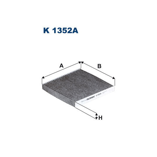 K 1352A - Filter, kupéventilation 