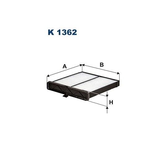 K 1362 - Filter, interior air 
