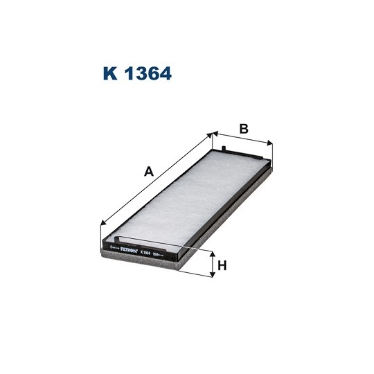K 1364 - Filter, interior air 