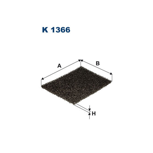 K 1366 - Filter, interior air 