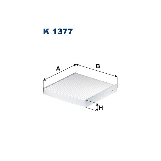 K 1377 - Filter, interior air 