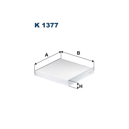 K 1377 - Filter, kupéventilation 