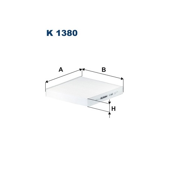 K 1380 - Filter, interior air 