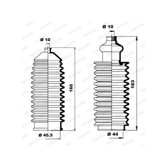 K150031 - Bellow Set, steering 