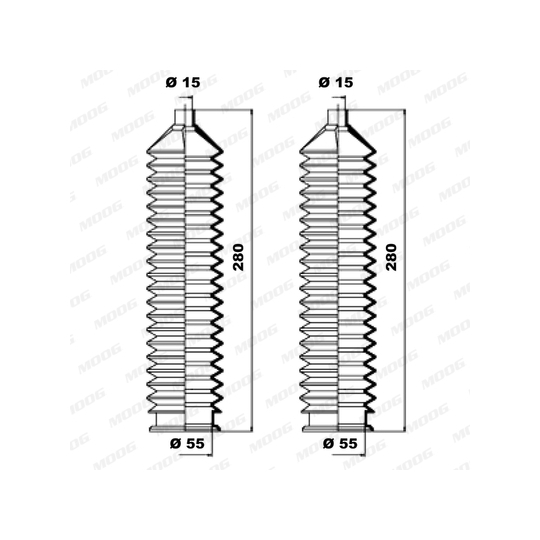 K150109 - Bellow Set, steering 