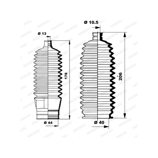 K150198 - Bälgsats, styrsystem 