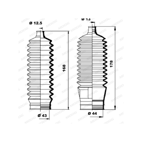 K150199 - Bellow Set, steering 