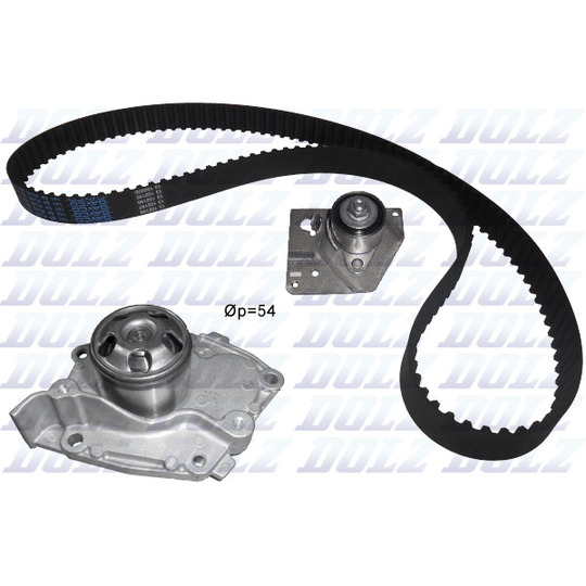 KD027 - Water Pump & Timing Belt Set 