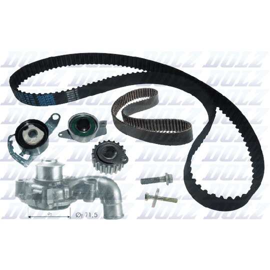 KD029 - Water Pump & Timing Belt Set 