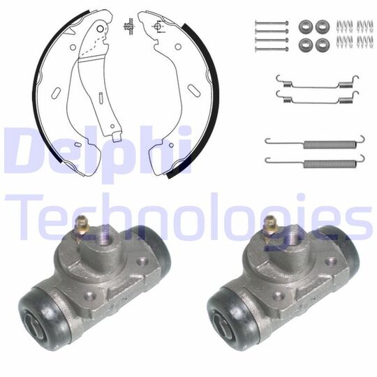 KP1082 - Brake Shoe Set 