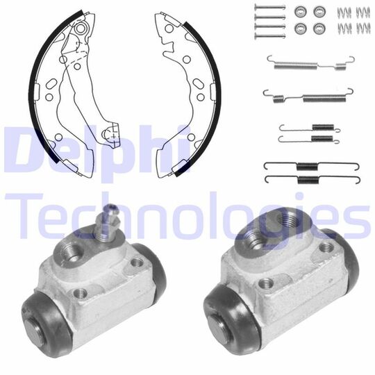 KP1105 - Brake Shoe Set 