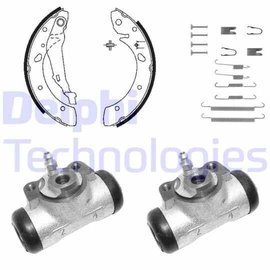 KP1112 - Brake Shoe Set 