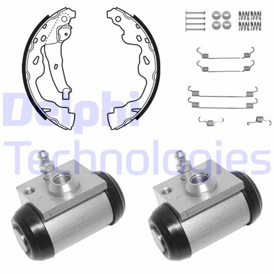 KP1114 - Brake Shoe Set 