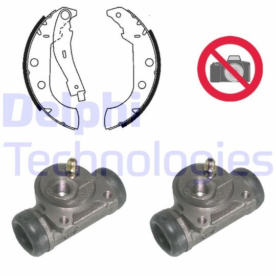 KP763 - Brake Shoe Set 