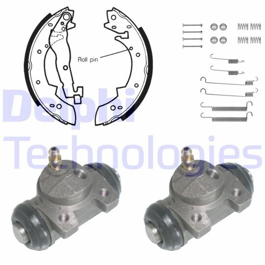 KP768 - Brake Shoe Set 