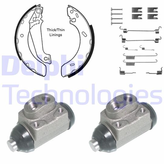 KP843 - Brake Shoe Set 