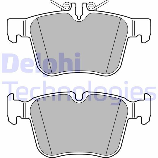 LP2763 - Brake Pad Set, disc brake 