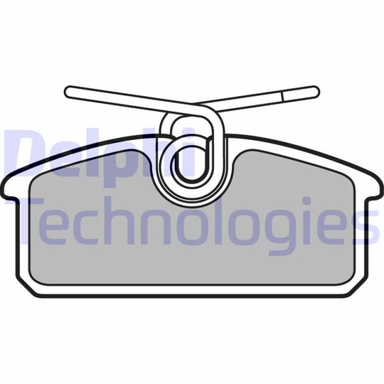 LP3150 - Brake Pad Set, disc brake 