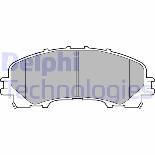 LP3183 - Brake Pad Set, disc brake 