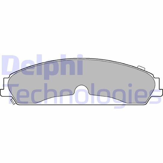 LP3216 - Brake Pad Set, disc brake 
