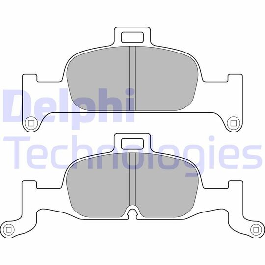 LP3239 - Brake Pad Set, disc brake 