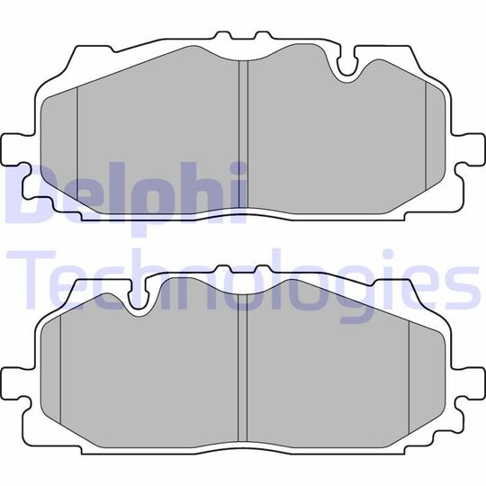 LP3272 - Brake Pad Set, disc brake 