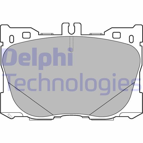 LP3276 - Brake Pad Set, disc brake 