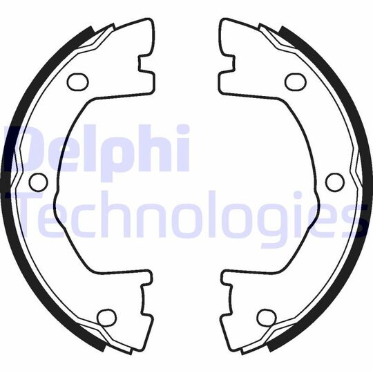 LS2115 - Brake Shoe Kit 