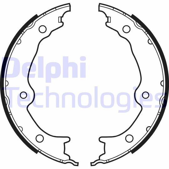 LS2130 - Brake Shoe Kit 